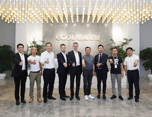 歡迎德國海蒂詩董事長安德雷亞斯·海蒂詩博士一行蒞臨易高總部參觀考察！